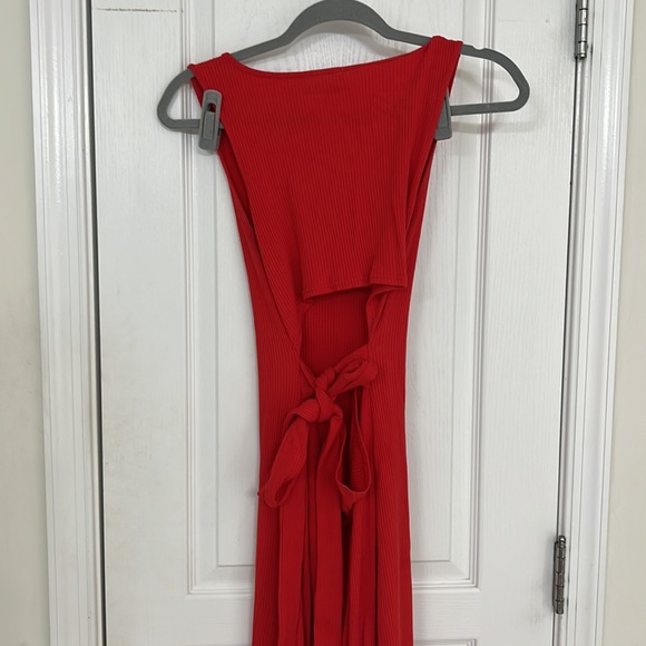 Sugarlips Digby Ribbed Knit Tie Back Bodycon Dress - Picture 6 of 6